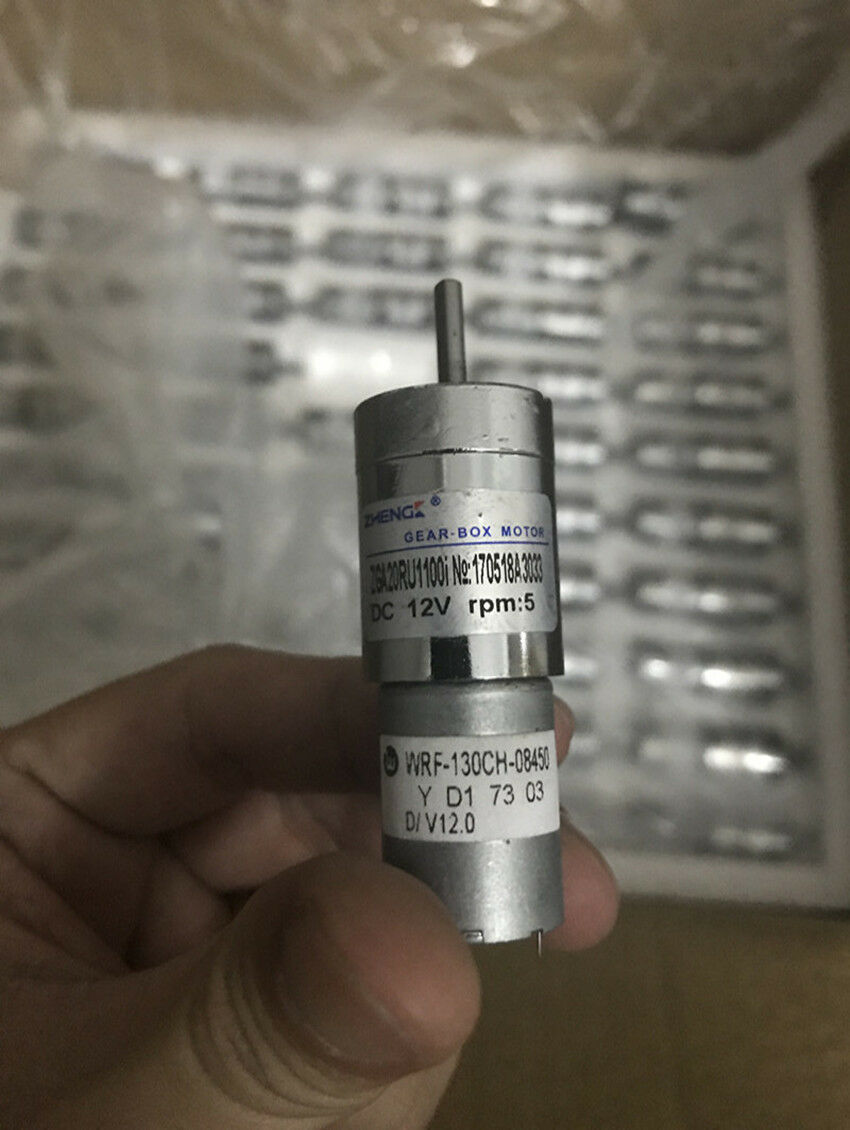 1PC ZGA20RU DC 12V 5RPM Geared Motor FOR Mitsubishi printer Ink fountain Motor