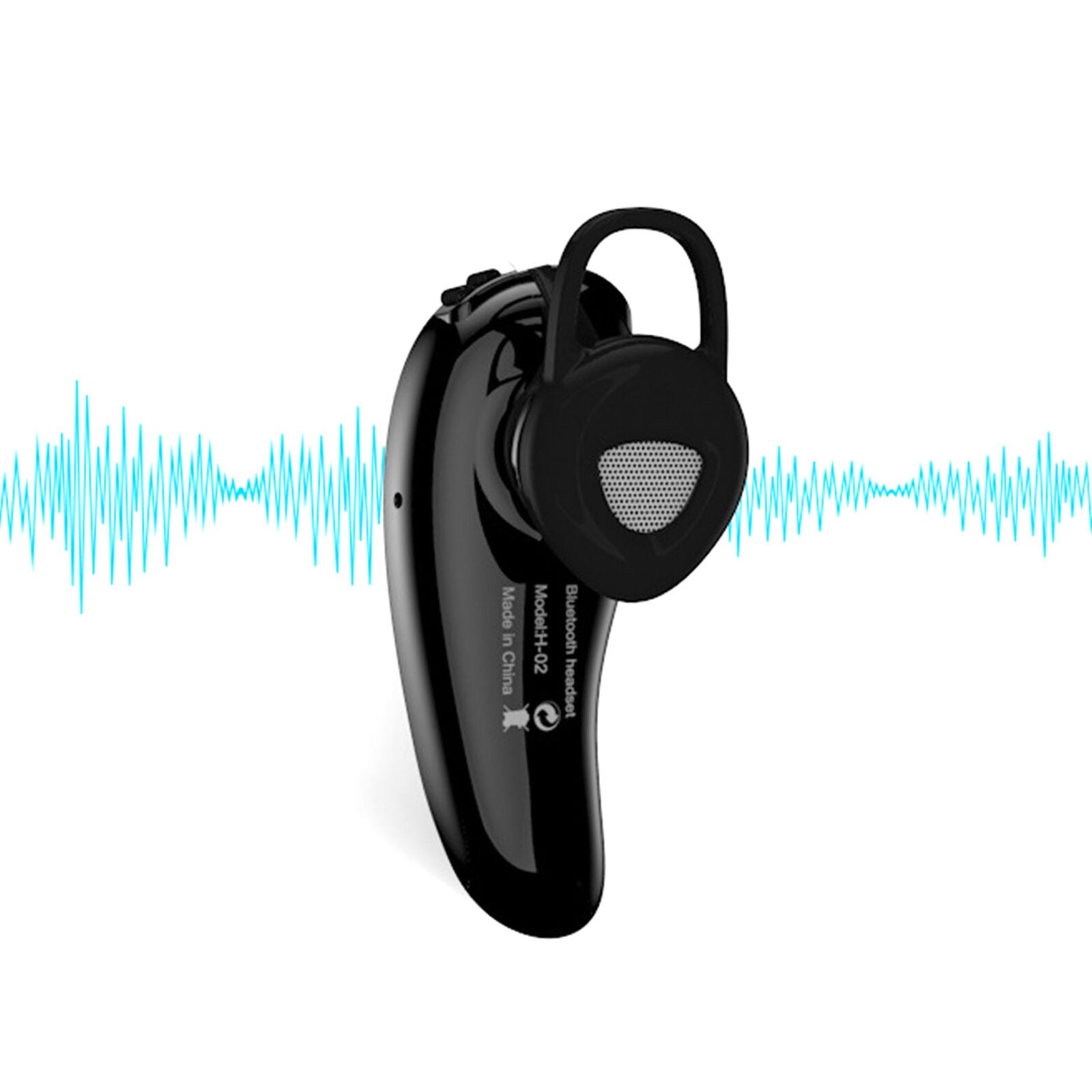 Wireless Bluetooth Noise Cancelling Trucker Headset Earpiece For Driving