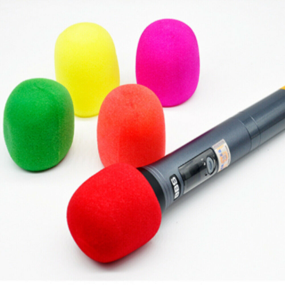 5Pcs Microphone Sponge Cover Household KTV Windproof Sponge Filter Cover
