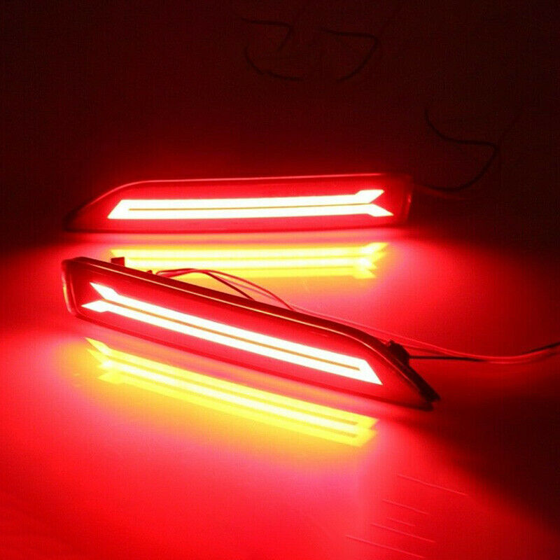 2PCS for  CRV CR-V 2007 2008 2009 Multi-Function LED Rear Bumper Light Rear FoY6