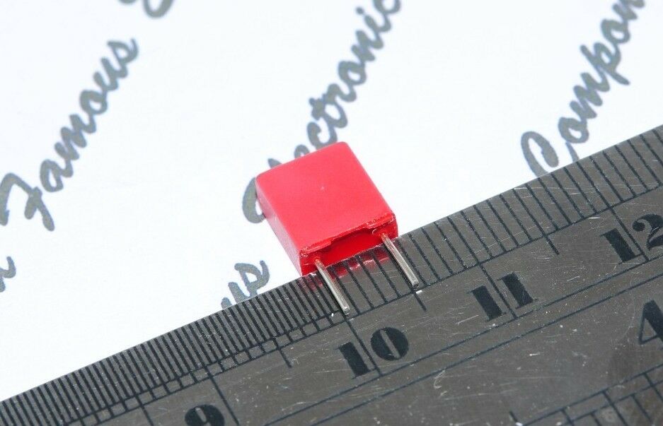 10pcs - WIMA MKS2 1uF (1µF) 50V 5% pitch:5mm Capacitor