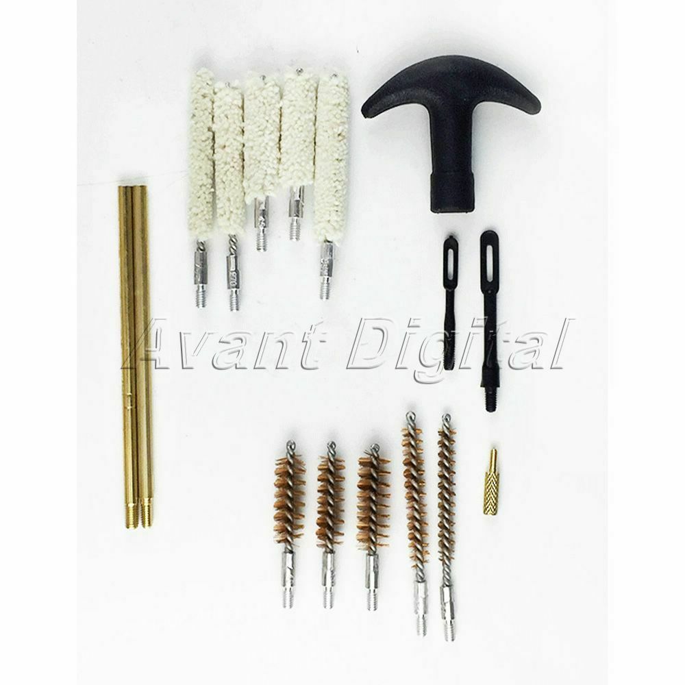 16 PC Deluxe Universal Pistol Cleaning Kit with Padded Storage Case Gun Smithing