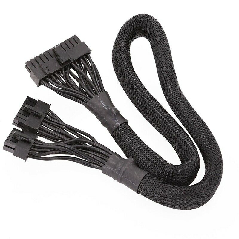 14+10Pin to 24 Pin AT Supply Cable 20+4 Pin PC PSU Motherboard Cable for CorsaN6