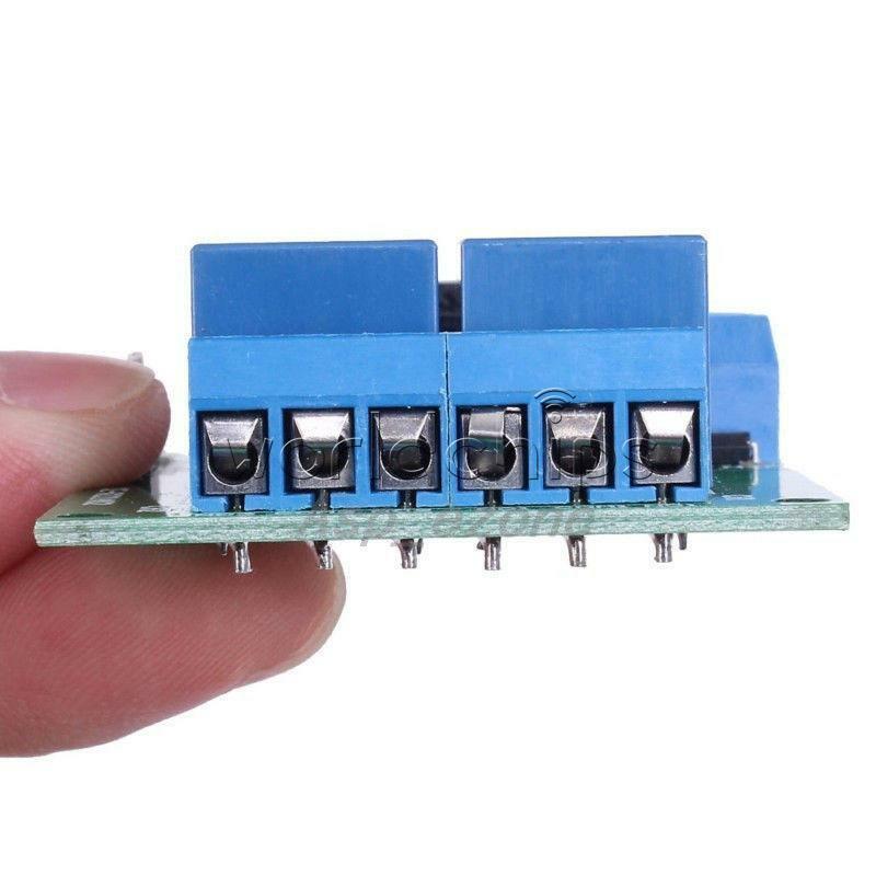 RS232 Relay Module 2-Channel Serial Port DB9 Interface Low Level Output 12V 10A