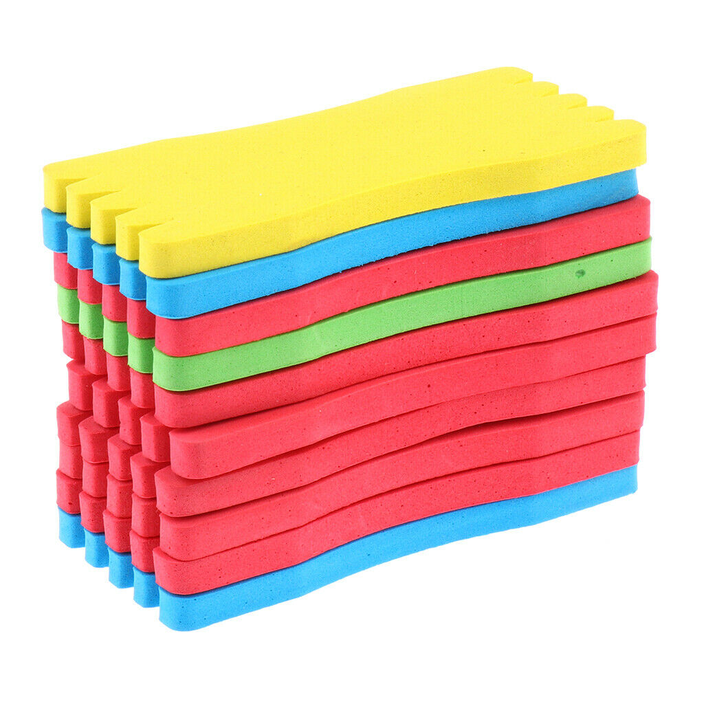 10x Foam Fishing Line Board Foam Board Wrapped Wire Fishing Accessories 4x8