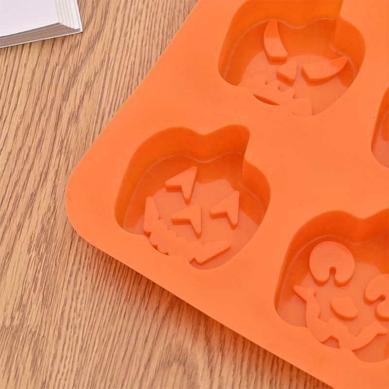 Silicone Pumpkin Mold for Chocolate Candy Jelly and Pudding Handmade Soap Baking