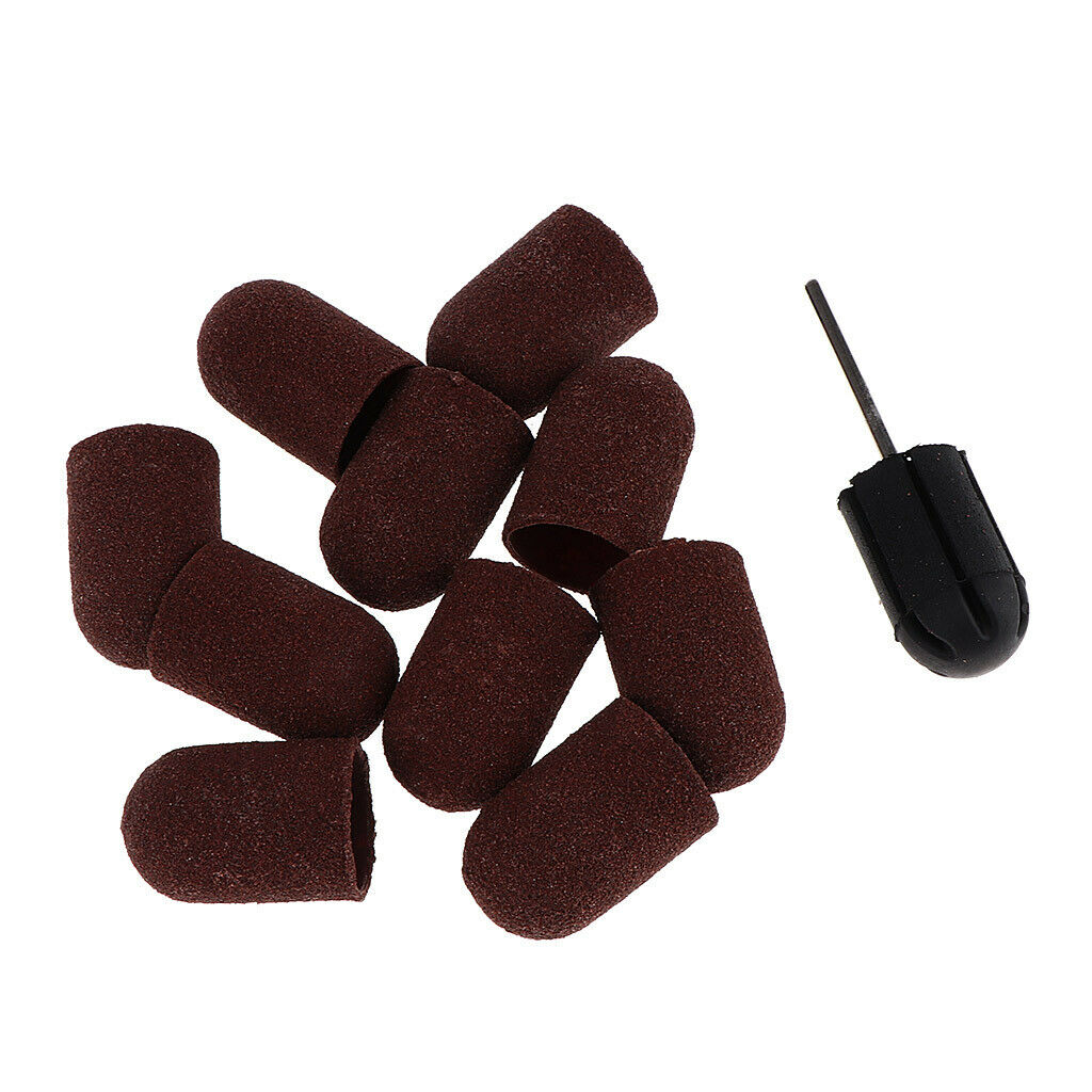 Mandrel Drill Bit for Pedicure Feet Callus File Tools End Caps Sleeves