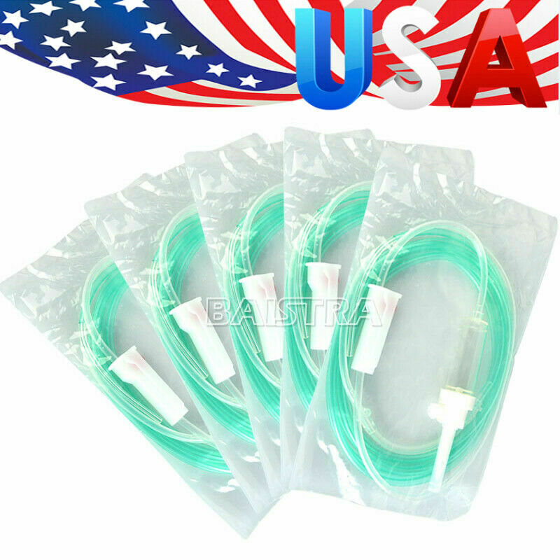 10Packs Disposable Dental Oral Implant Irrigation Tube for Surgical Handpiece
