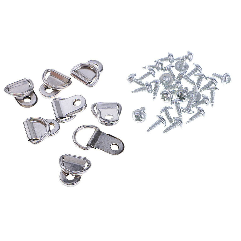 100 x Picture Frame Hanger Heavy Duty D Ring Hanging for Home Decor 2.5x1cm