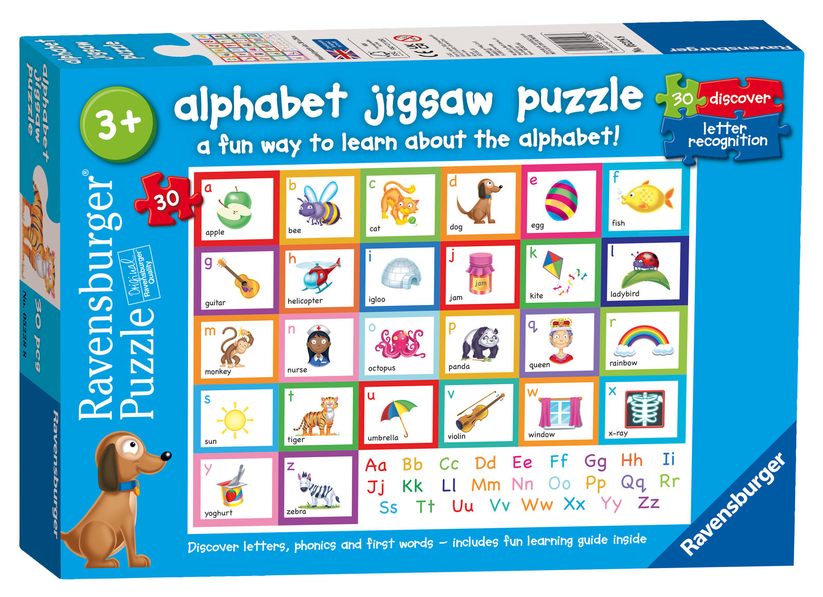 5228 Ravensburger Alphabet Jigsaw Puzzle 30 Pieces Children Toddler Age 3 Years+