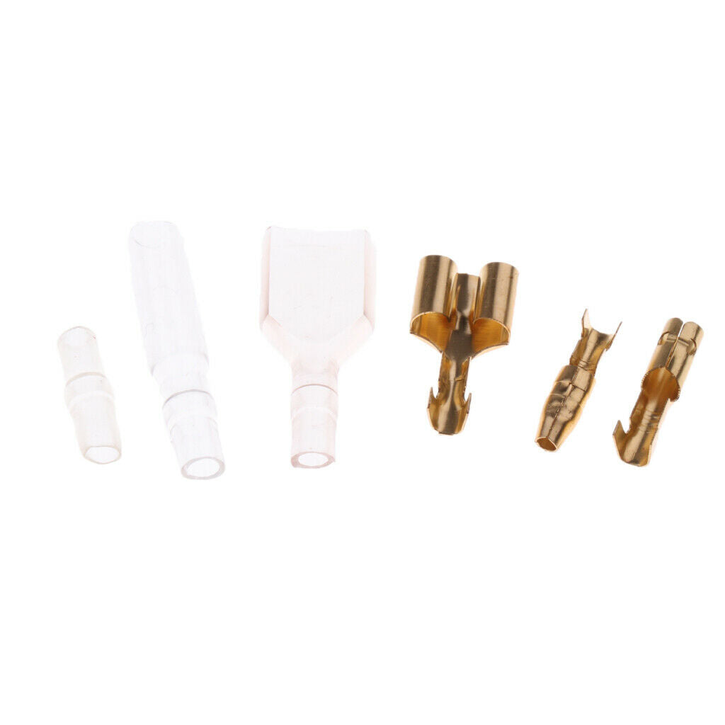 40x 3.9mm Motorcycle Insulation Wire Connector Terminals Male Female