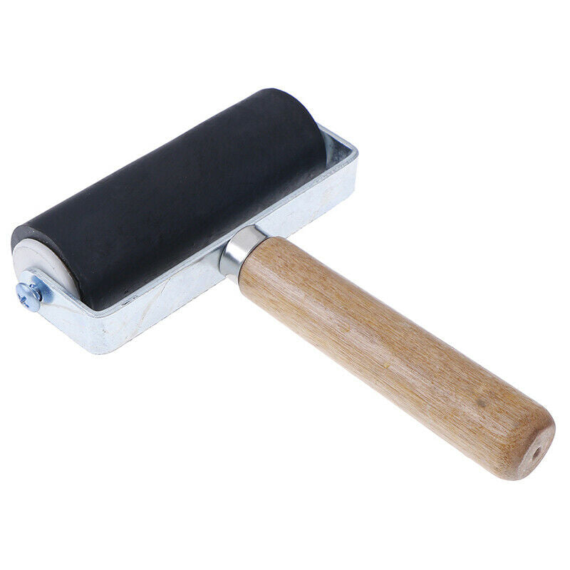 10cm Professional Rubber Roller Brayer Ink Painting Printmaking Roller for PDD