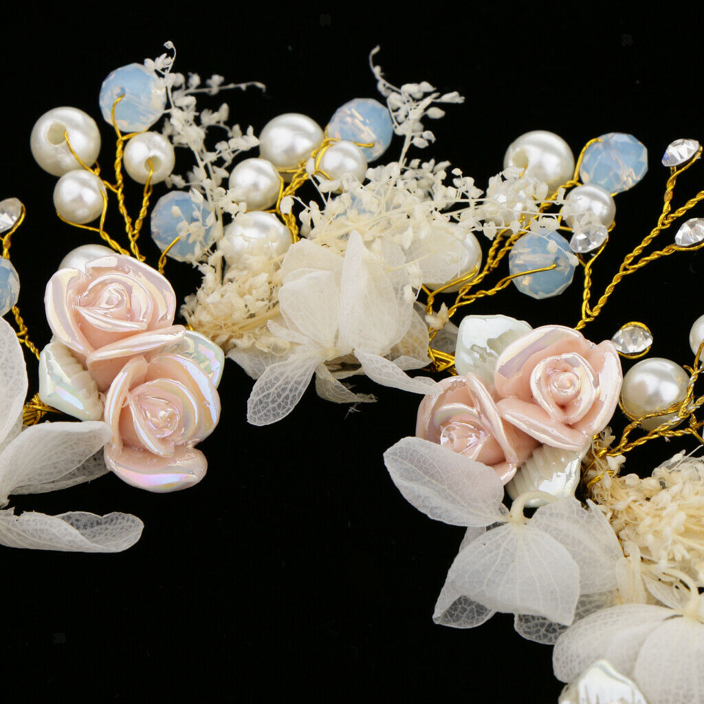 Bridal Hairband Earrings Wedding Bride Hair Accessory Party Prom Headband
