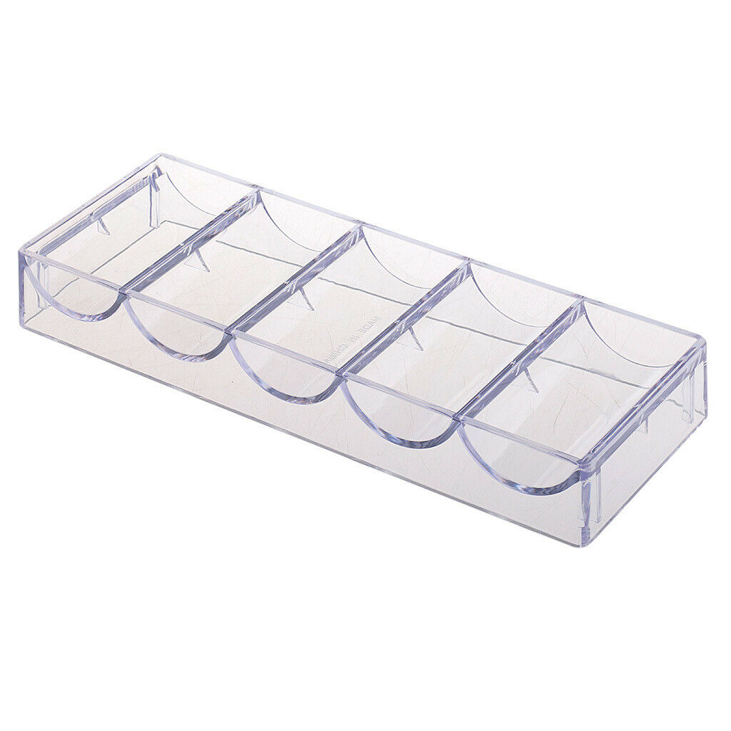 Poker Chip Tray Storage Holder Stackable Professional Casino Accs Parts