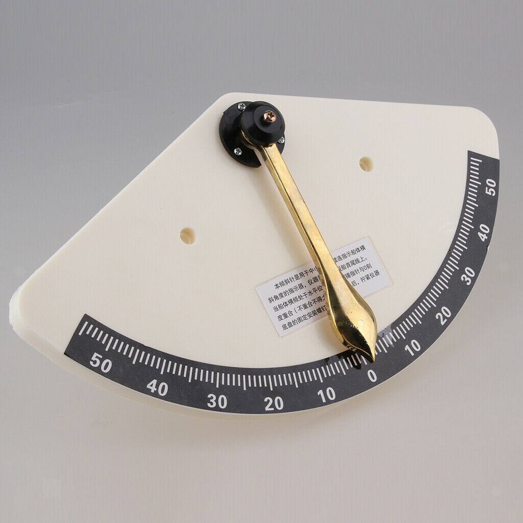 Ships Boat Yacht Marine Clinometer Level Inclinometer