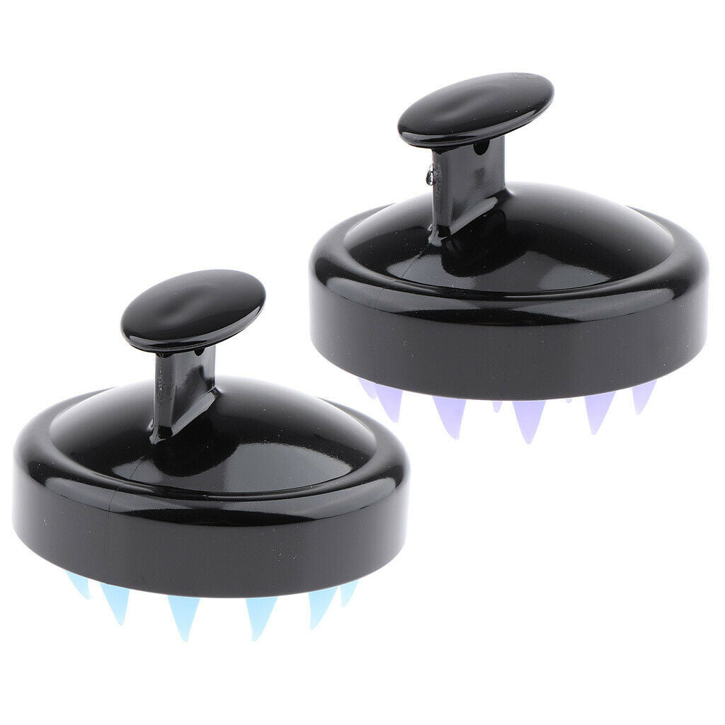2 Pieces Silicone Hair Massage Comb for Infant Babies