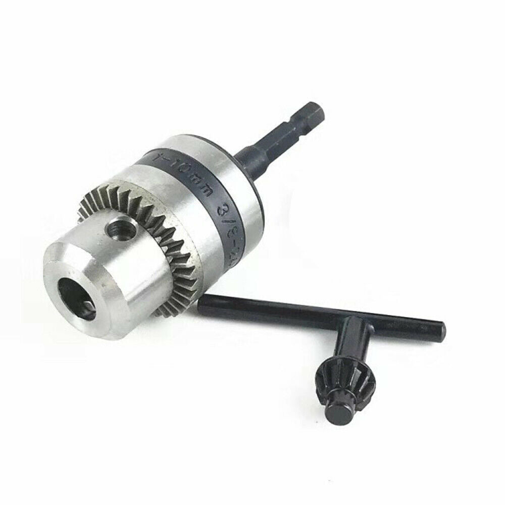 Electric Drill Chuck Converter Hexagon Shank Adapter Electric Screwdriver 10mm