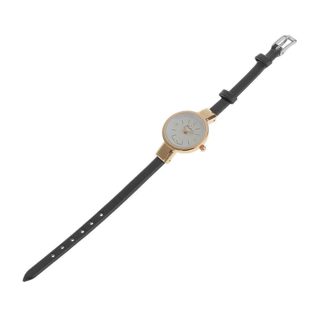 Fashion Mens Womens Bracelet Black Quartz Watch Women