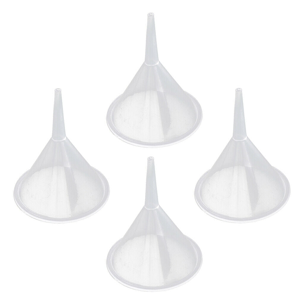 4 Pieces Mini Laboratory Funnels Pet Urn Funnels For Filling Containers