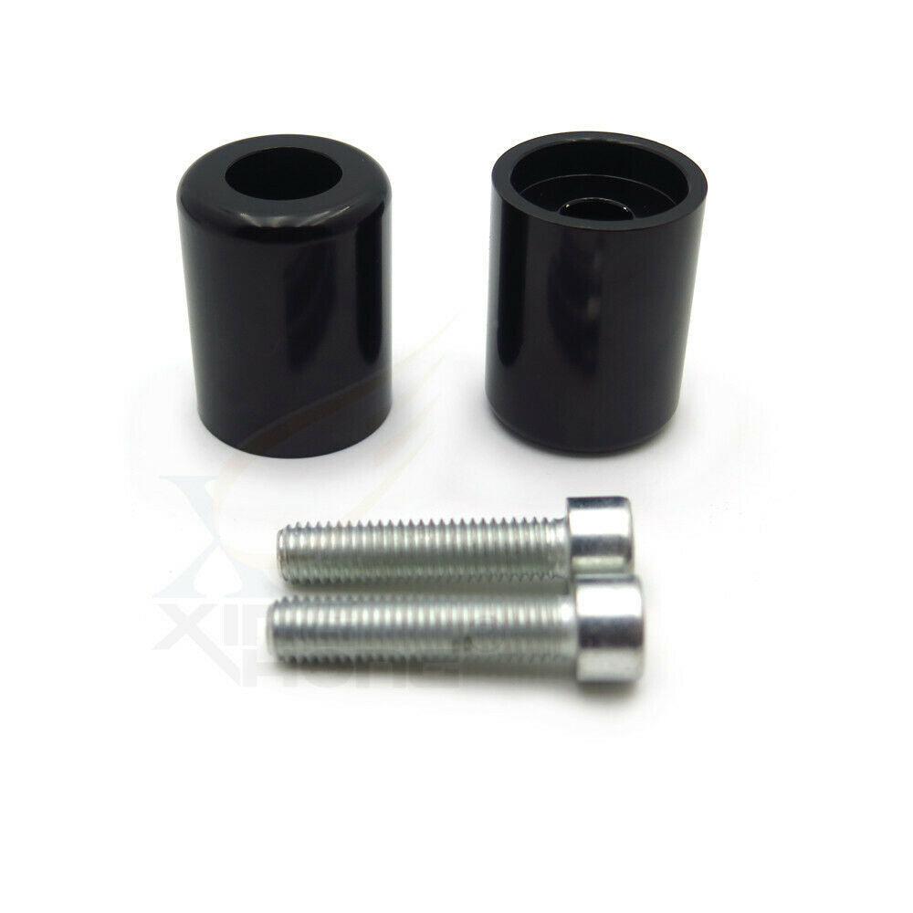 Black Motorcycle Bar Ends Handlebar For Kawasaki Ninja ZX6R 95-12 ZX6RR 03-12