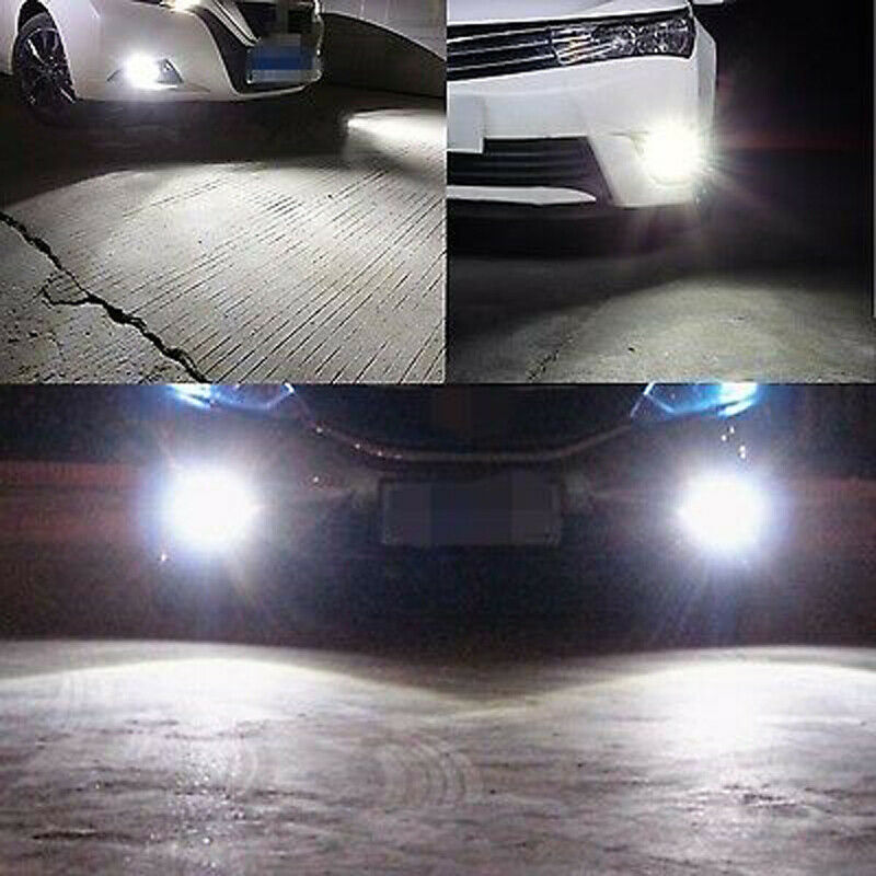 H3 12v white 35w LED Fog Driving Light Bulbs conversion kit Canbus 6000K bright