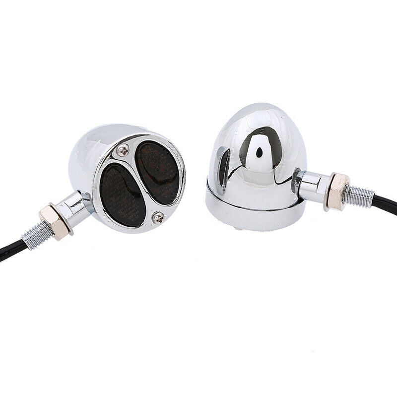 Universal Motorcycle LED Brake Running Turn Signal Indicators Lights 10mm Bolt