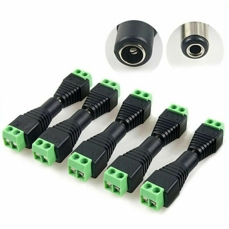 12V 10X DC Power Supply Plug Adapter Connector for 5050 3528 LED Strip Li.l8