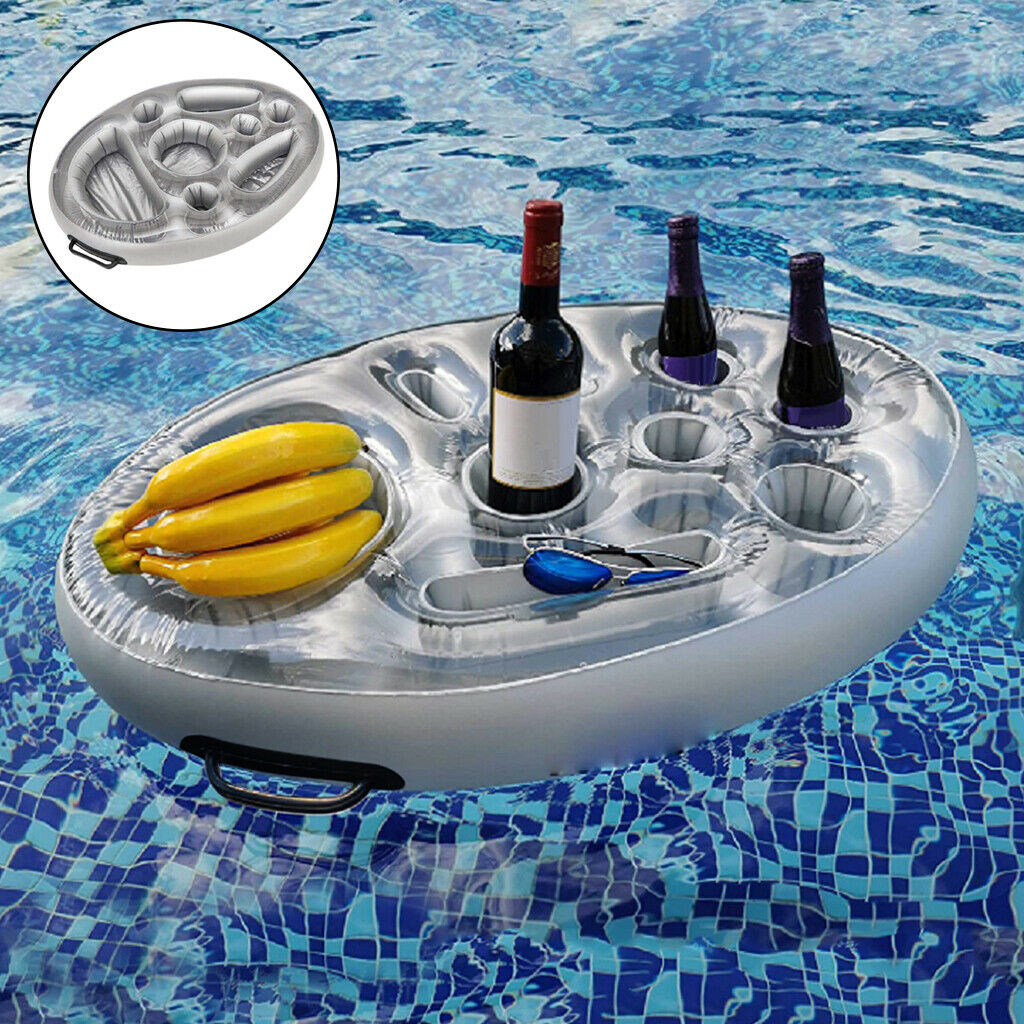 Floating Drink Holder Swimming Pools Beer Beverage Serving Tray Fun Beach