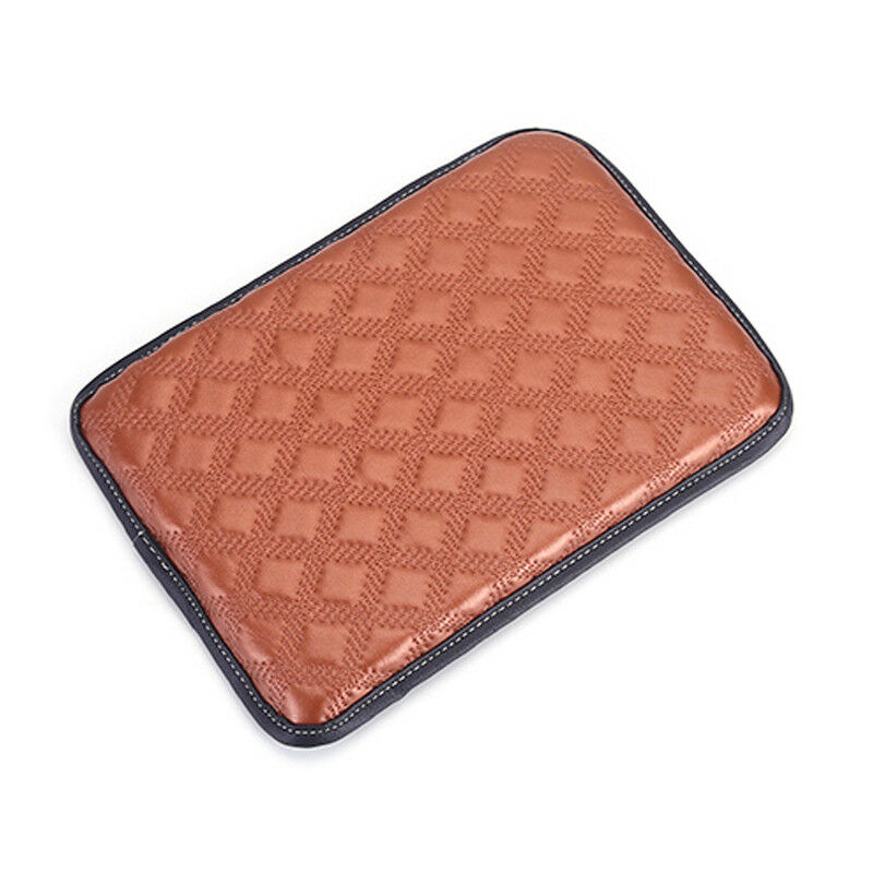 Universal Car SUV Armrest Pad Cover Auto Center Console PU Leather Cushion Handy