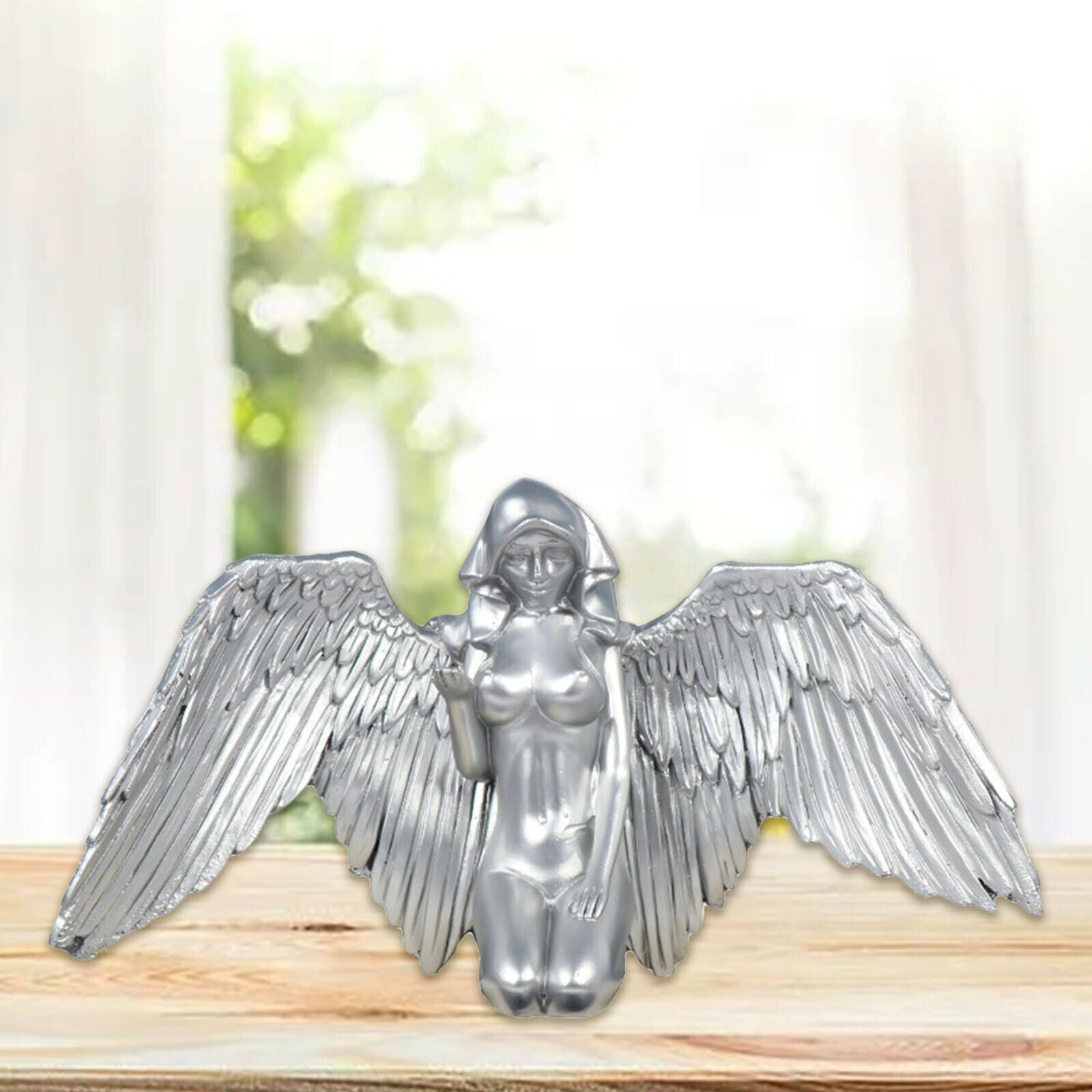 Nude Female Angel Statue Character Sculpture Tabletop Arrangement Decoration