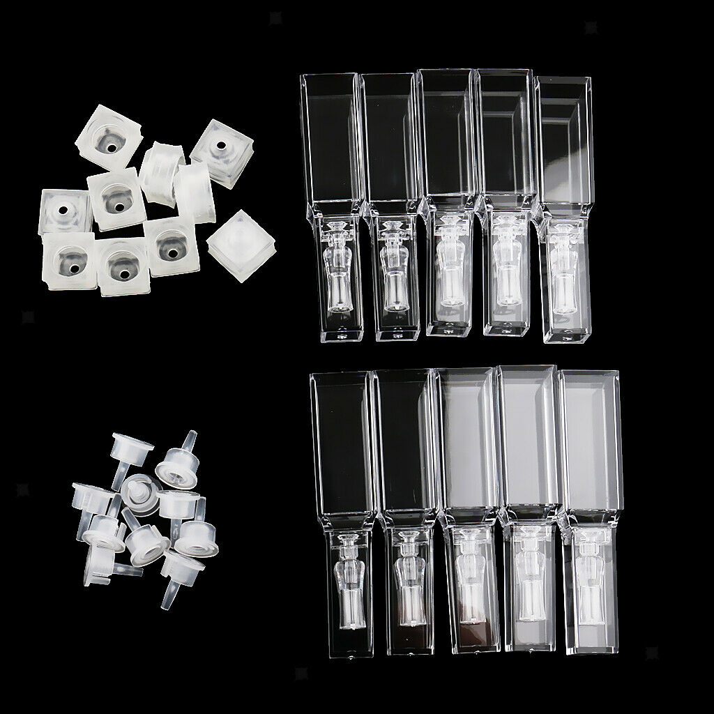 10 Pieces Disposable Sample Empty Plastic Cosmetic Makeup Bottles 5ml