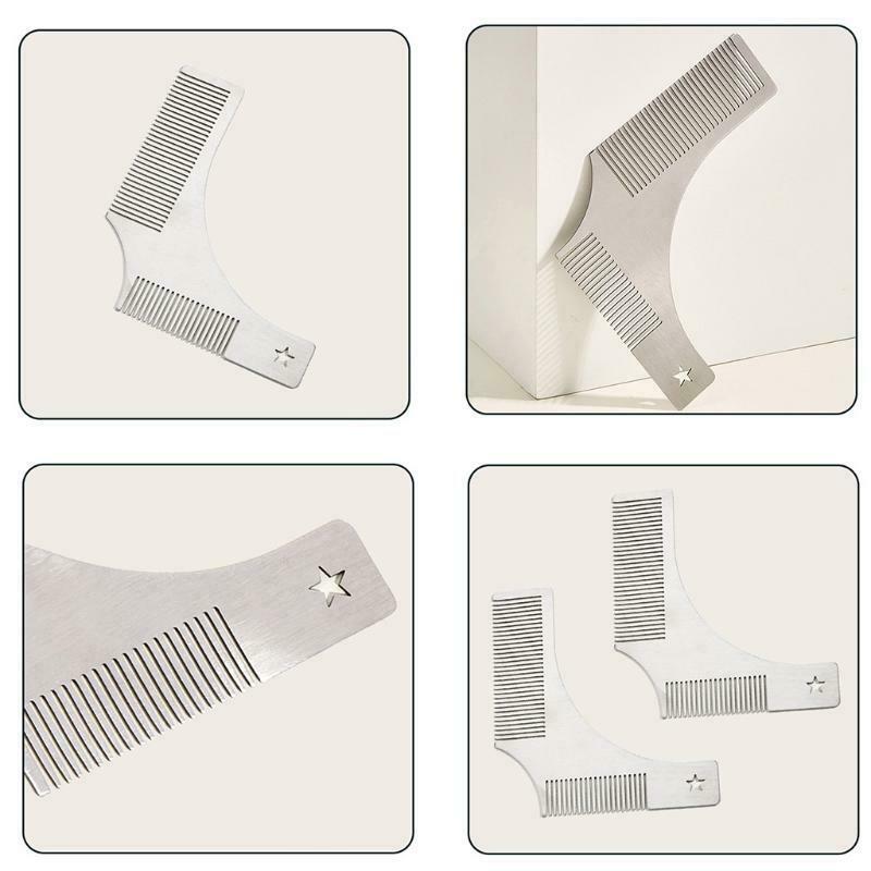 Beard Shaping and Styling Tool with inbuilt Comb for Perfect Line up and Edging