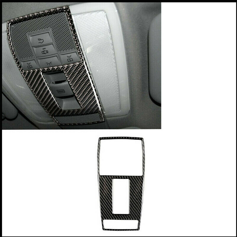 Inner Reading Light Cover For Mercedes-Benz C Class W204 07-13 Carbon Fiber
