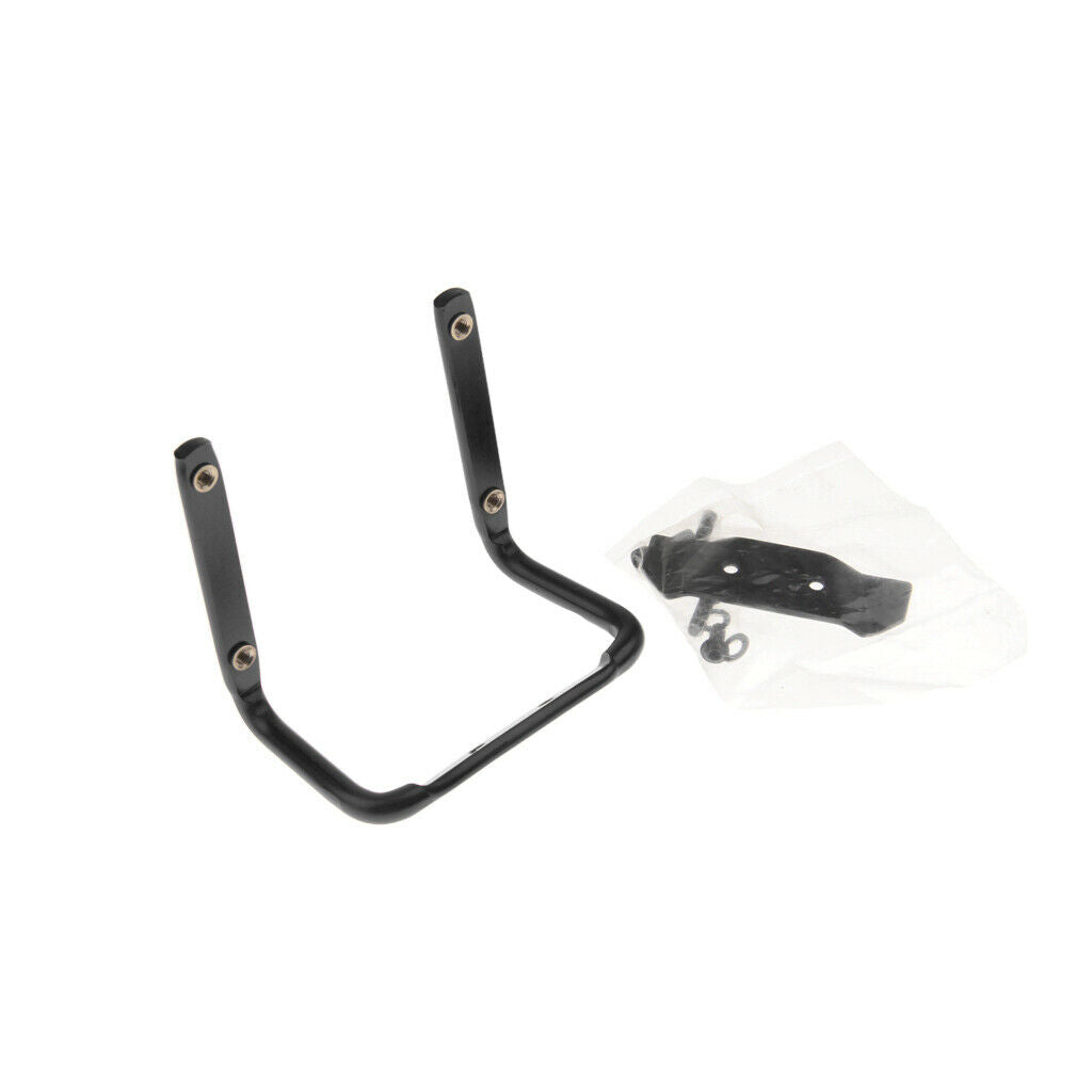 Double Rack Water Bottle Cage Holder Bicycle Back Seat Frame Hanger Black