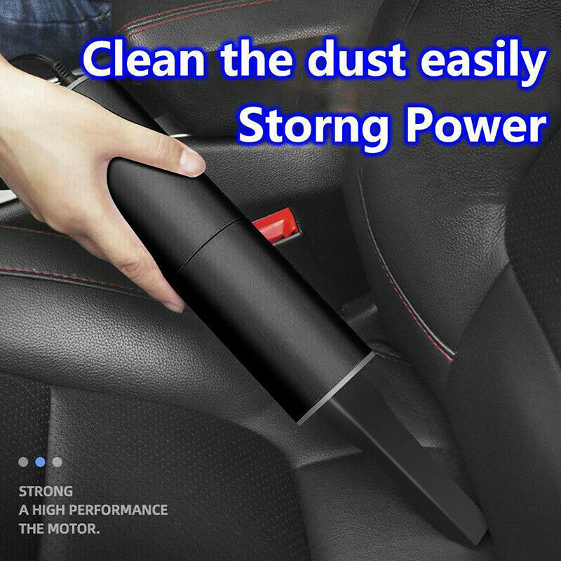 120W 12V Portable Handheld Car Vacuum Home Wet Dry Cleaner Rechargeable Duster