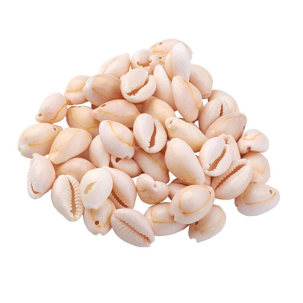 120-150pcs/box Natural Shell Beads Shell Oval Seashell Charms Jewelry Making