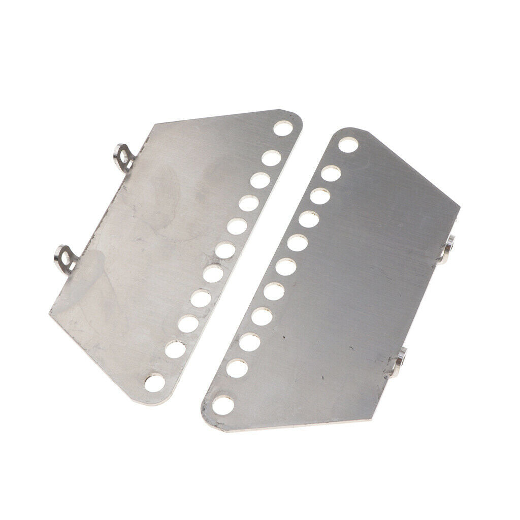 2 Pieces Metal Side Pedal Plate for 1/10 MN D90 D91 RC Car Spare Parts