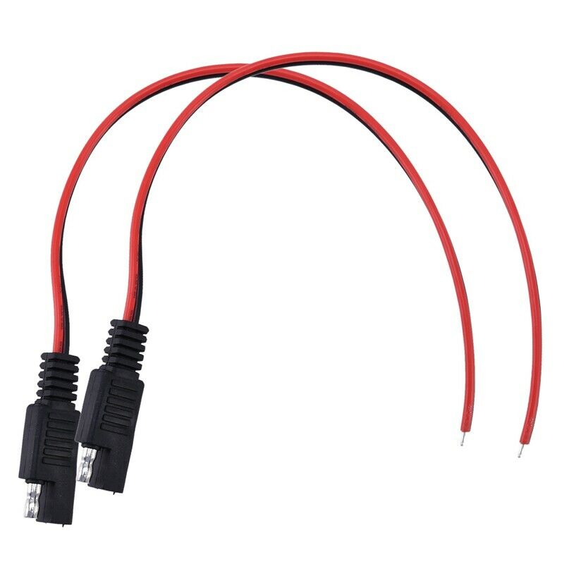 5 PCS SAE Power Automotive Extension Cable 18AWG 300mm H8D6D6