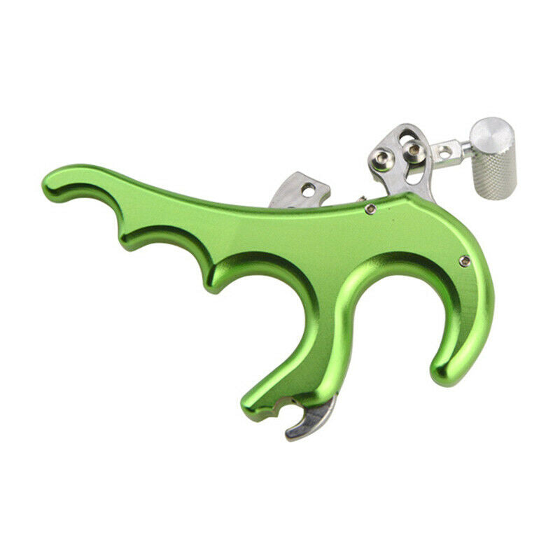 Compound Bow Release Aids 4 Fingers Caliper Thumb Trigger Grip Archery Target