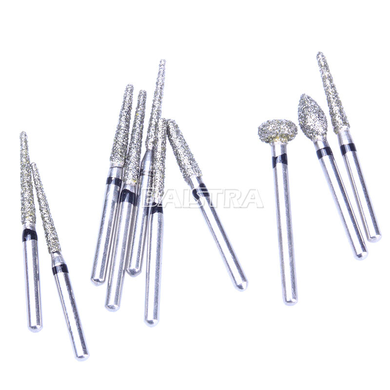 50X AZDENT Dental Diamond Burs FG-109 Porcelain Preparation Repair 10pc/pack