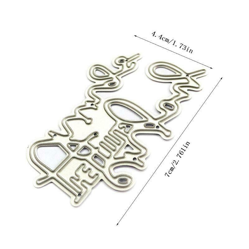 Enjoy the Time Things Metal Cutting Dies Stencil Scrapbooking DIY Album cards
