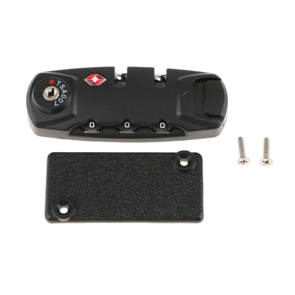 3 Digital Code Combination Padlock Luggage Suitcase Travel Bag Case TSA Secure