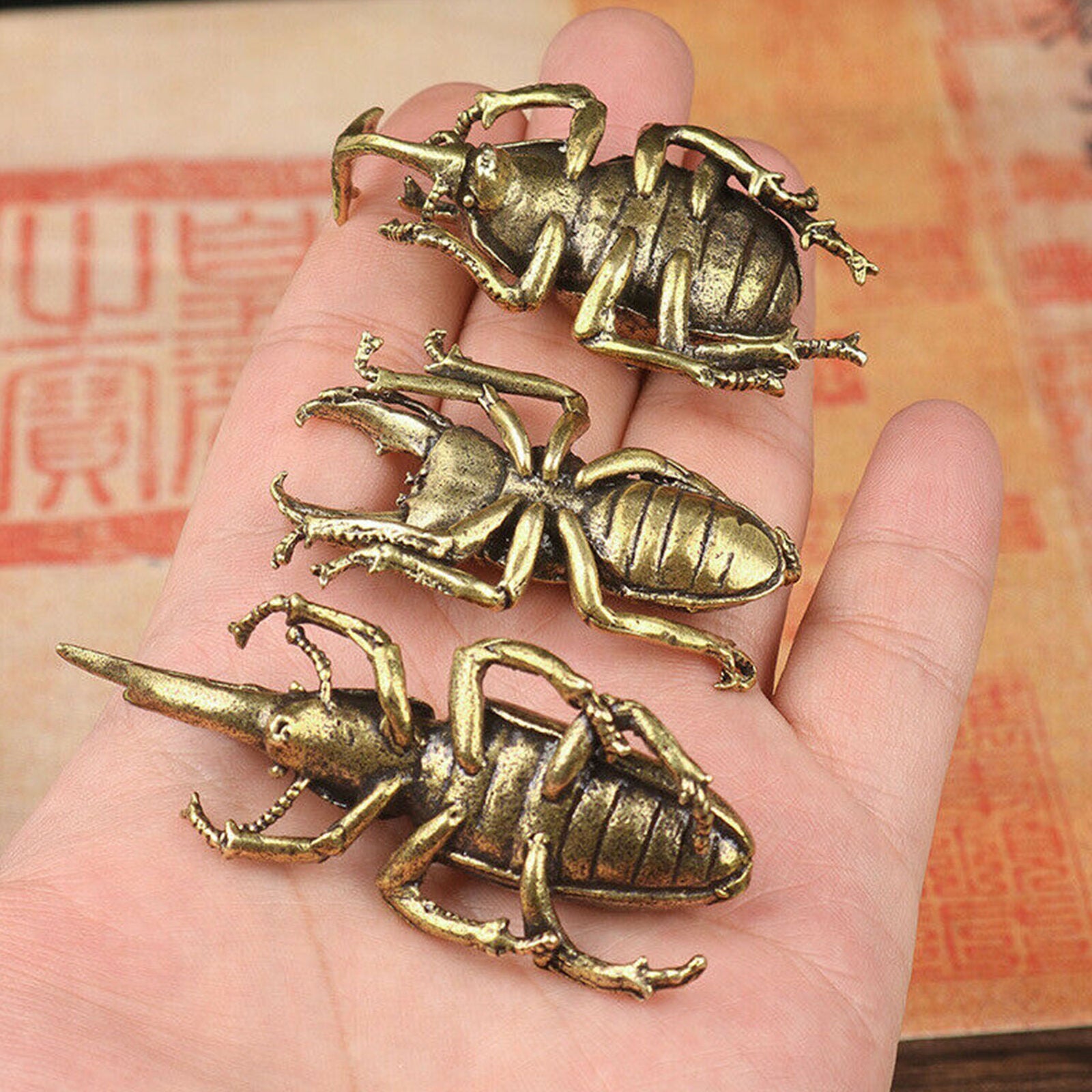 Brass Insect Decorative Crafts Statue House Ornaments Animal Gifts
