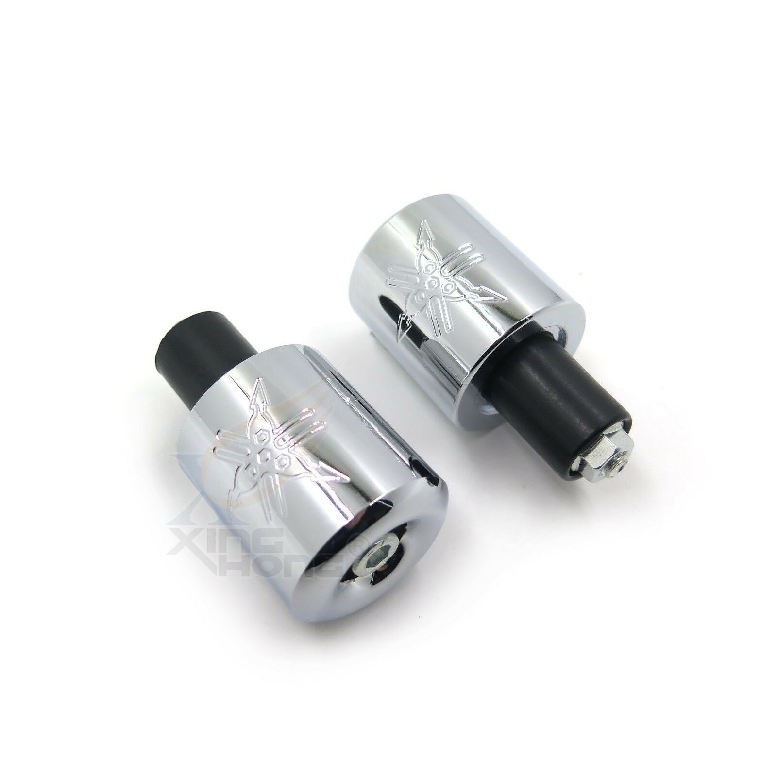 Chromed Bar End Handlebar Slider Rubber For Yamaha YZF R1 YZF-R1 1998-2012