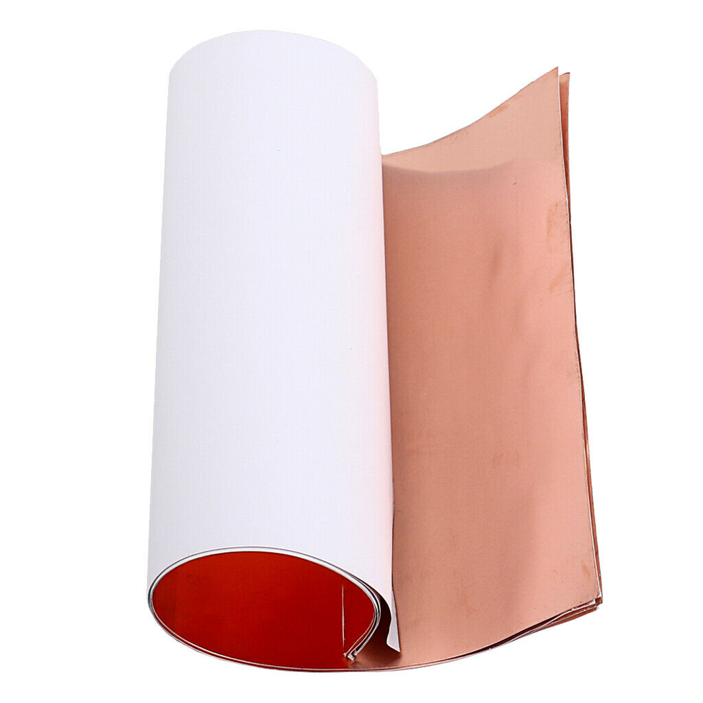 5Pieces Copper Foil Tape with Conductive Adhesive Copper Sheets for Guitar & EMI