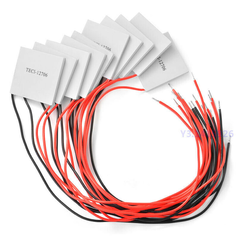 5Pcs TEC1-12706 Heatsink Thermoelectric Cooler Cooling Peltier Plate Module