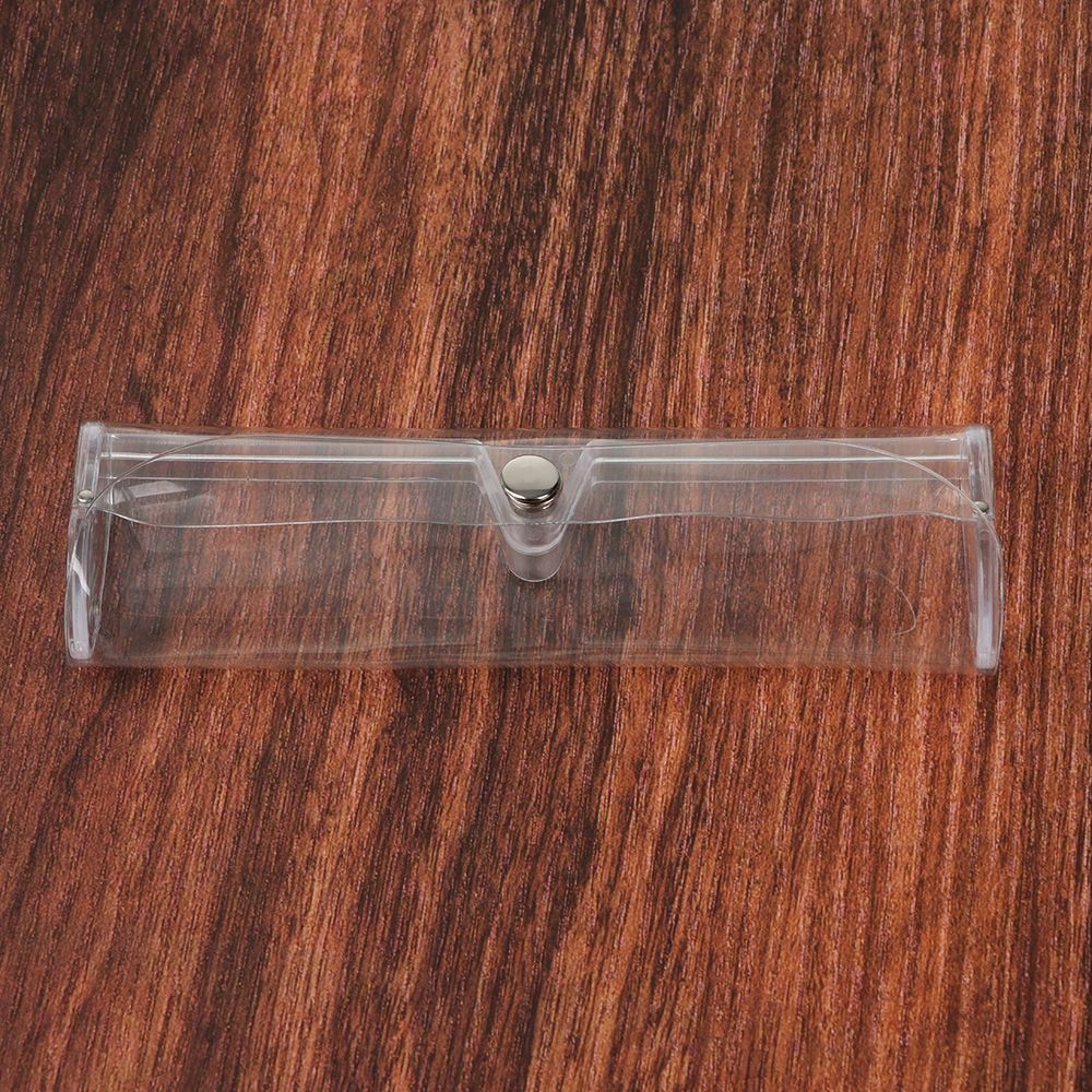Women Portable Waterproof Plastic Eyeglasses Case Glasses Holder Glasses Box
