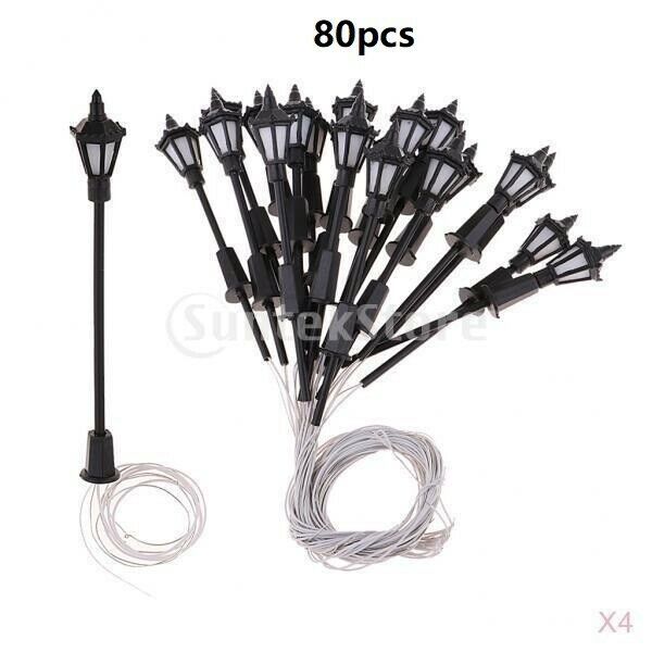 80x 65mm 1:150 Scale LEDs Lights for Street Garden Train Building Diorama