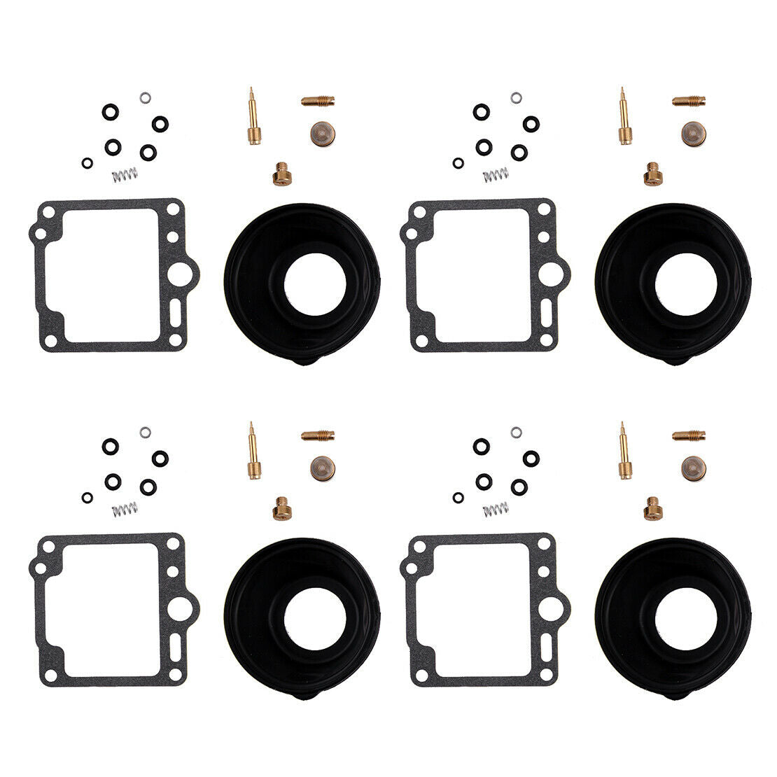 4 Kit Carb Carburetor Repair Kit Diaphragm fit for Yamaha XJ700X XJ700 X 1985-86