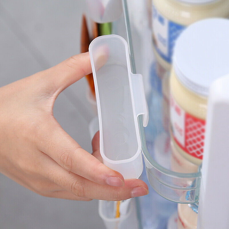 2PCS Refrigerator Seasoning Storage Box Sauce Bag Rack Mini Storage Rack HolBDA